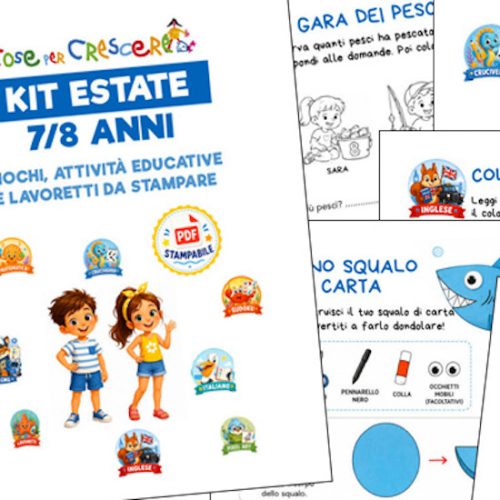 PDF attività estive per bambini 7-8 anni