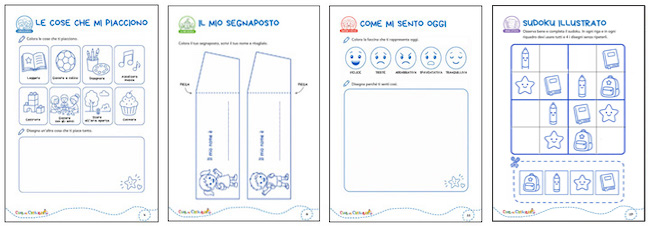 esempi schede accoglienza1 Kit accoglienza classe Prima