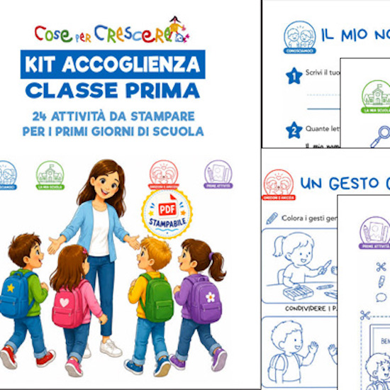kit accoglienza prima Kit accoglienza classe Prima