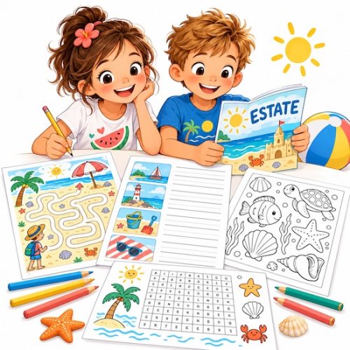 KIT ESTATE: GIOCHI E ATTIVITA' DA STAMPARE