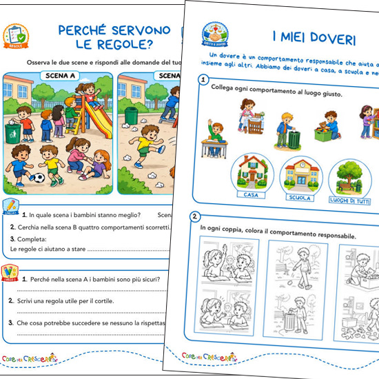 Kit educazione civica scuola primaria – Vivere bene insieme (PDF)